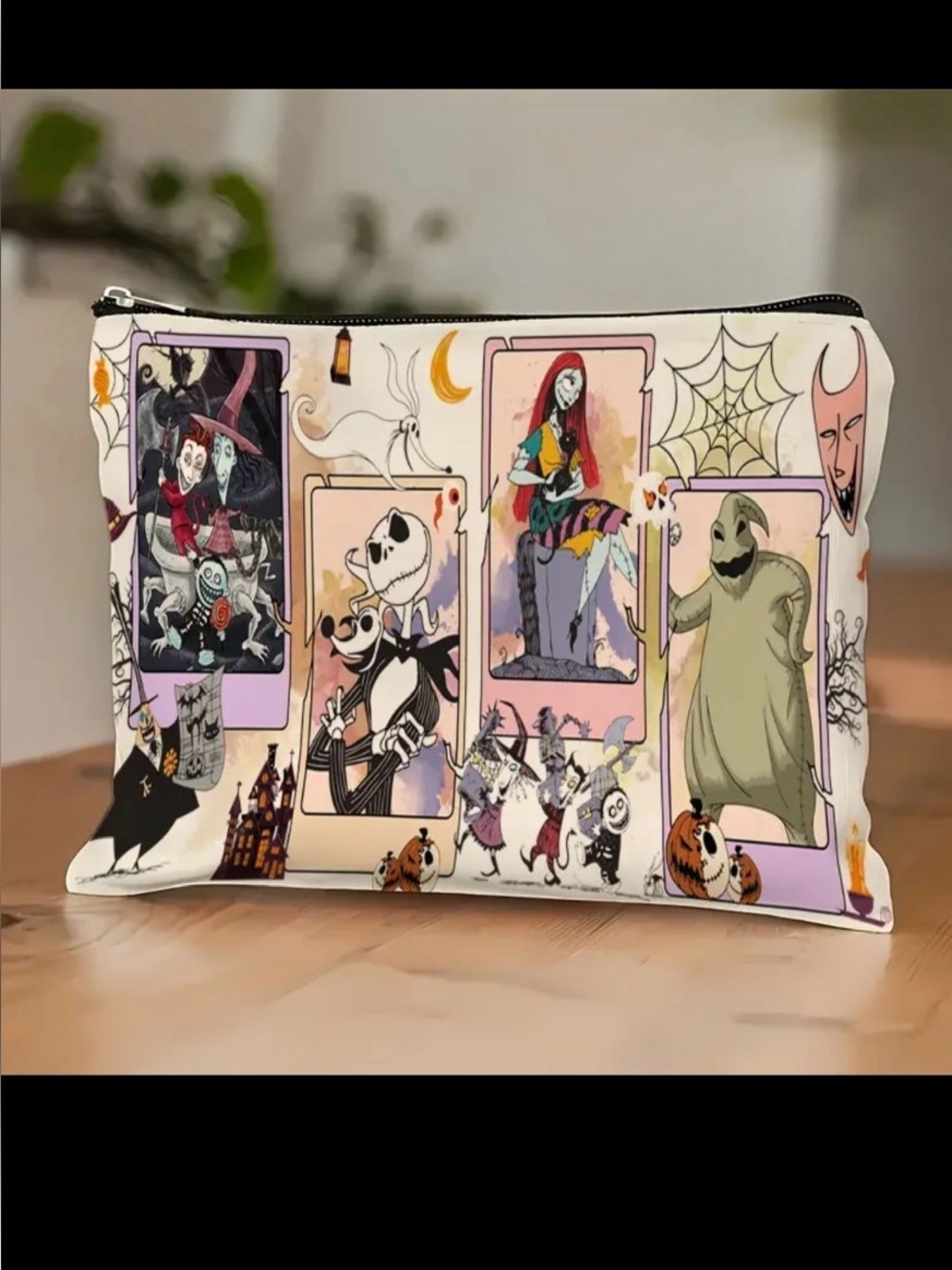Nightmare Before Christmas Makeup Bag